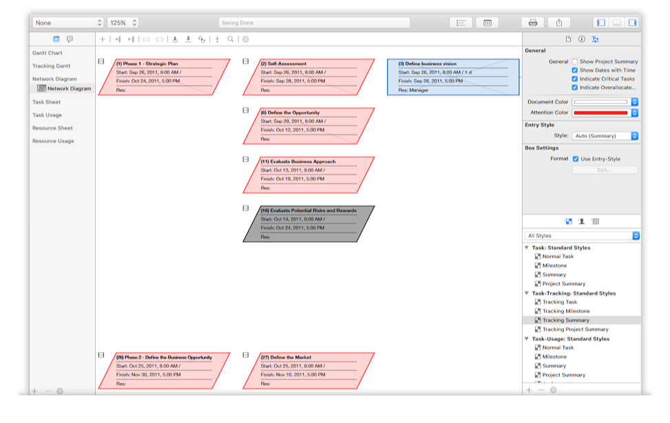 itaskx microsoft project compatible project management application ms project network diagram